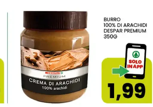 Burro di arachidi Despar Premium