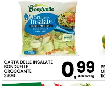 Carta delle insalate croccante Bonduelle