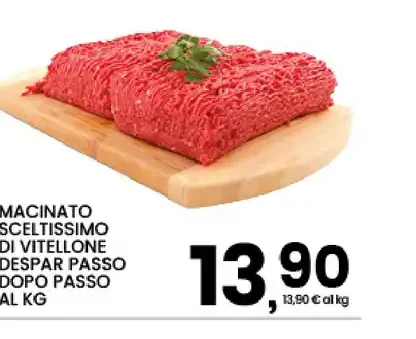 Macinato sceltissimo di vitellone Despar Passo Dopo Passo