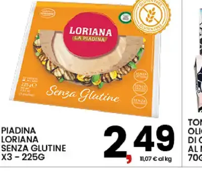 Piadina Loriana senza glutine