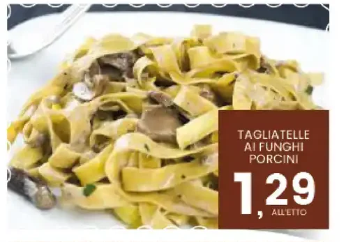 Tagliatelle ai funghi porcini
