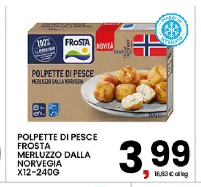 Polpette di pesce Frosta