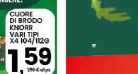 Cuore di brodo Knorr vari tipi