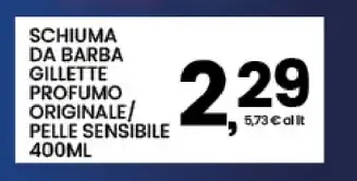 Schiuma da barba Gillette