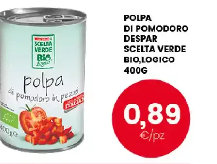 Polpa di pomodoro biologica