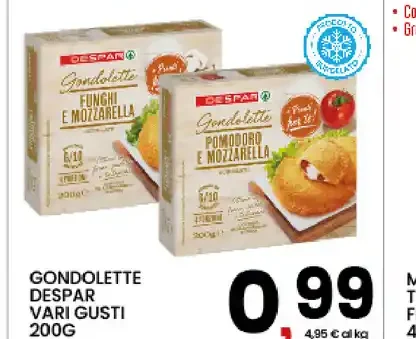 Gondolette Despar vari gusti