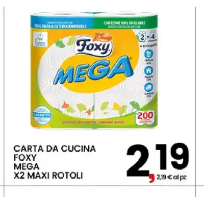 Carta da cucina Foxy Mega