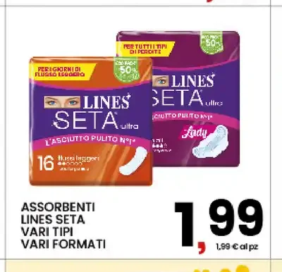 Assorbenti Lines Seta
