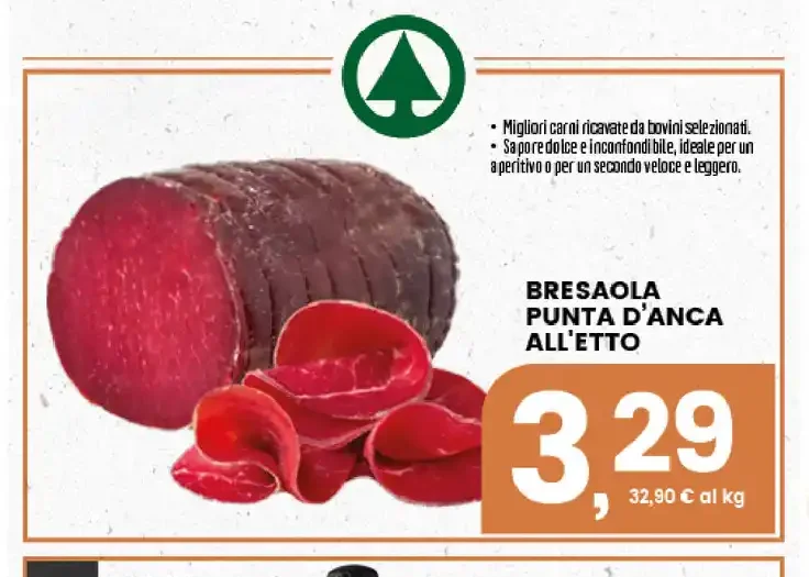 Bresaola punta d’anca all’etto