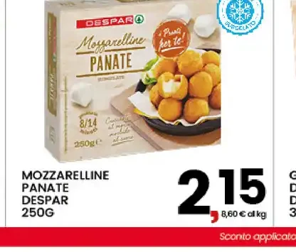 Mozzarelline panate