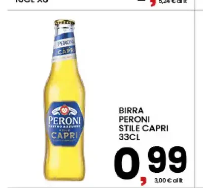 Birra Peroni Stile Capri