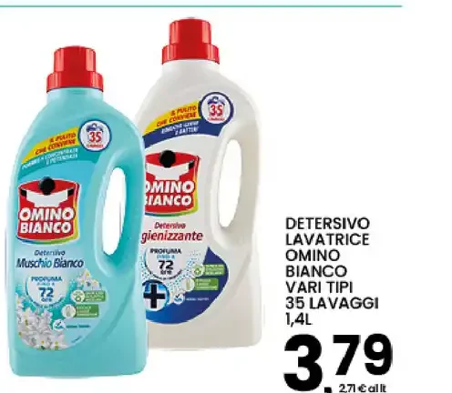 Detersivo Lavatrice Omino Bianco