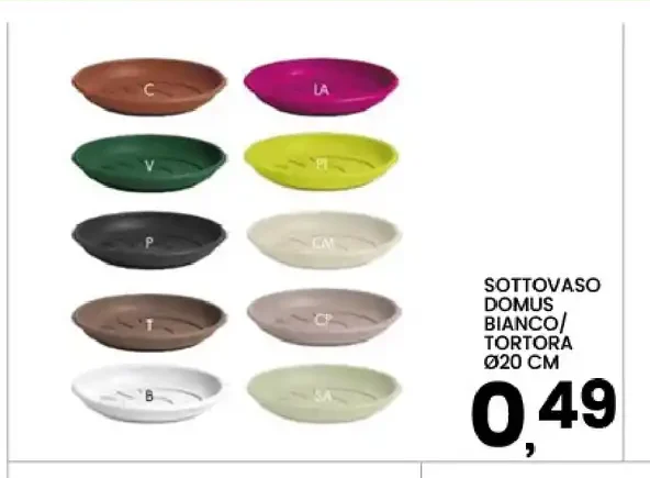 Sottovaso Domus bianco/tortora