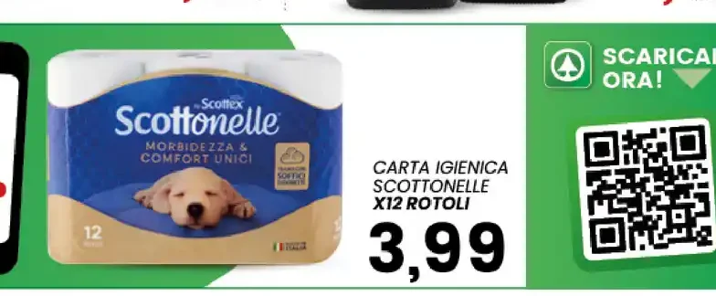 Carta igienica Scottonelle