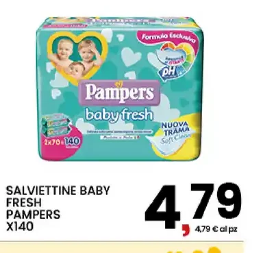 Salviettine Pampers Baby Fresh