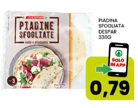 Piadina sfogliata Despar