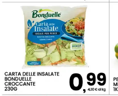 Carta delle insalate Bonduelle Croccante