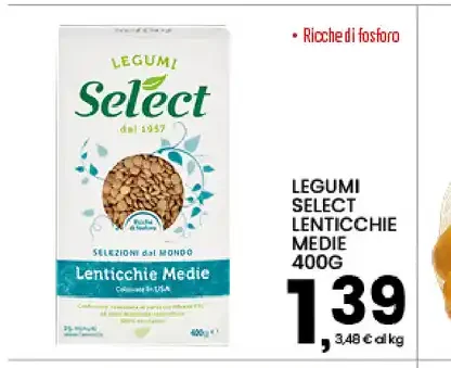 Legumi Select lenticchie medie