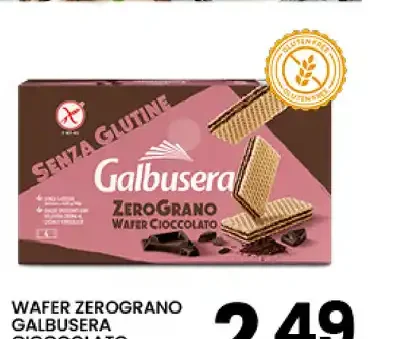 Wafer Zerograno Galbusera cioccolato