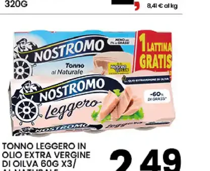 Tonno leggero in olio extra vergine di oliva