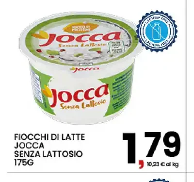 Fiocchi di latte senza lattosio