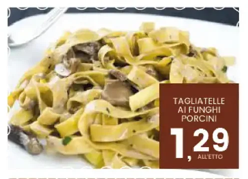 Tagliatelle ai funghi porcini