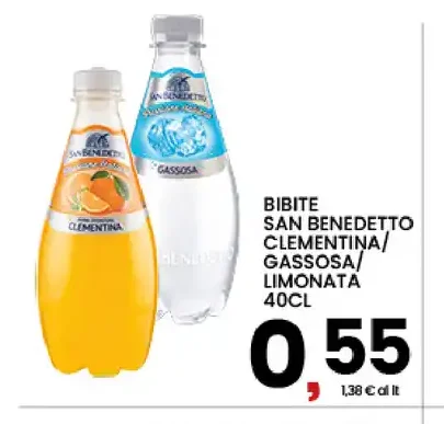 Bibite San Benedetto Clementina/Gassosa/Limonata