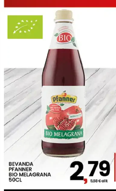 Bevanda Pfanner Bio Melagrana