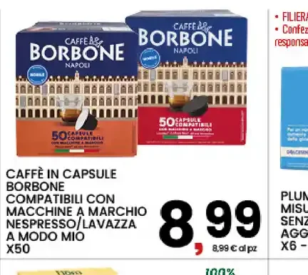 Caffè in capsule Borbone