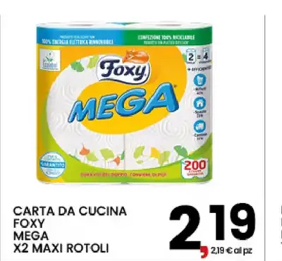 Carta da cucina Foxy Mega