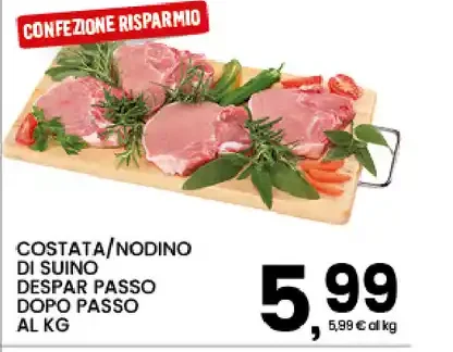 Costata/nodino di suino Despar Passo Dopo Passo