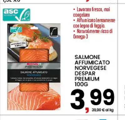 Salmone affumicato norvegese premium
