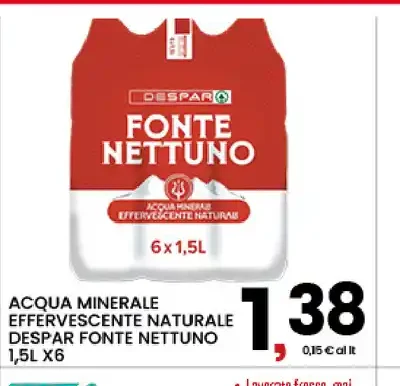 Acqua minerale effervescente naturale