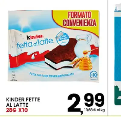 Kinder Fette al Latte