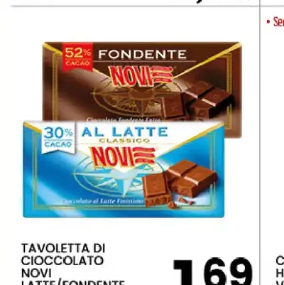 Tavoletta di cioccolato Novi