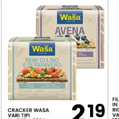 Cracker Wasa vari tipi