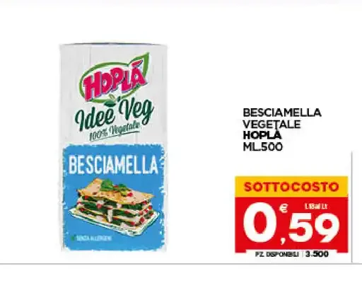 Besciamella vegetale Hoplà