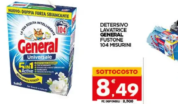 Detersivo lavatrice General Universale
