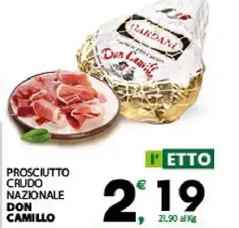 Prosciutto crudo nazionale Don Camillo