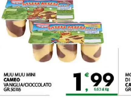 Muu Muu Mini Cameo vaniglia/cioccolato