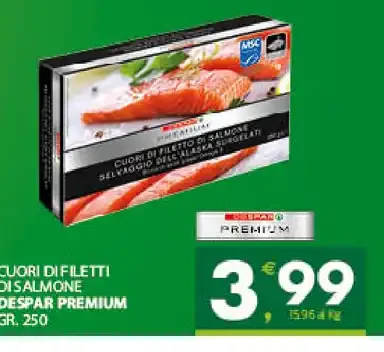 Cuori filetti di salmone Despar Premium