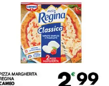Pizza Margherita Regina Cameo
