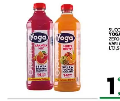 Succhi Yoga Zero vari gusti