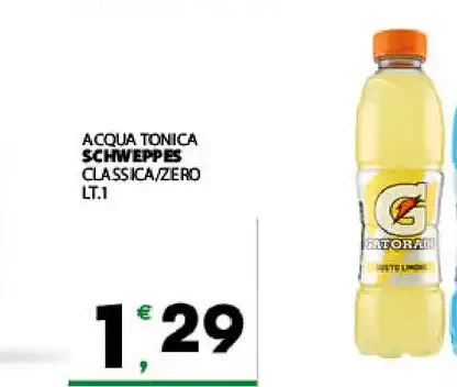 Acqua tonica Schweppes classica/zero