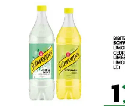 Bibite Schweppes limonata zero/cedrata/lime