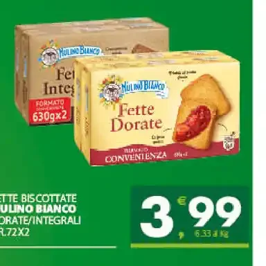 Fette biscottate Mulino Bianco