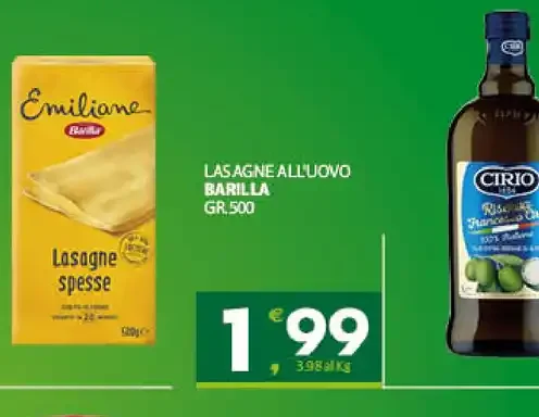 Lasagne all'uovo Barilla