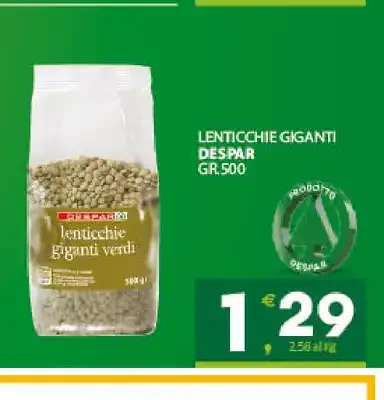 Lenticchie giganti Despar