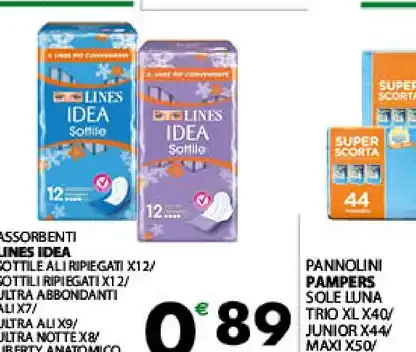 Assorbenti Lines Idea