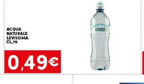 Acqua naturale Levissima